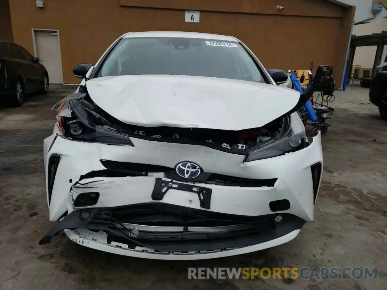 5 fotografías del automóvil dañado JTDKAMFU2N3168705 TOYOTA PRIUS NIGH 2022