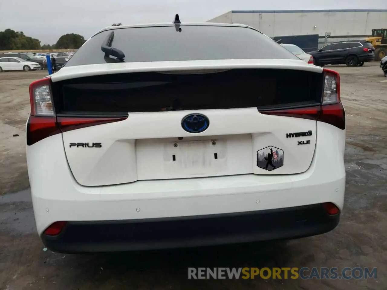 6 fotografías del automóvil dañado JTDKAMFU2N3168705 TOYOTA PRIUS NIGH 2022