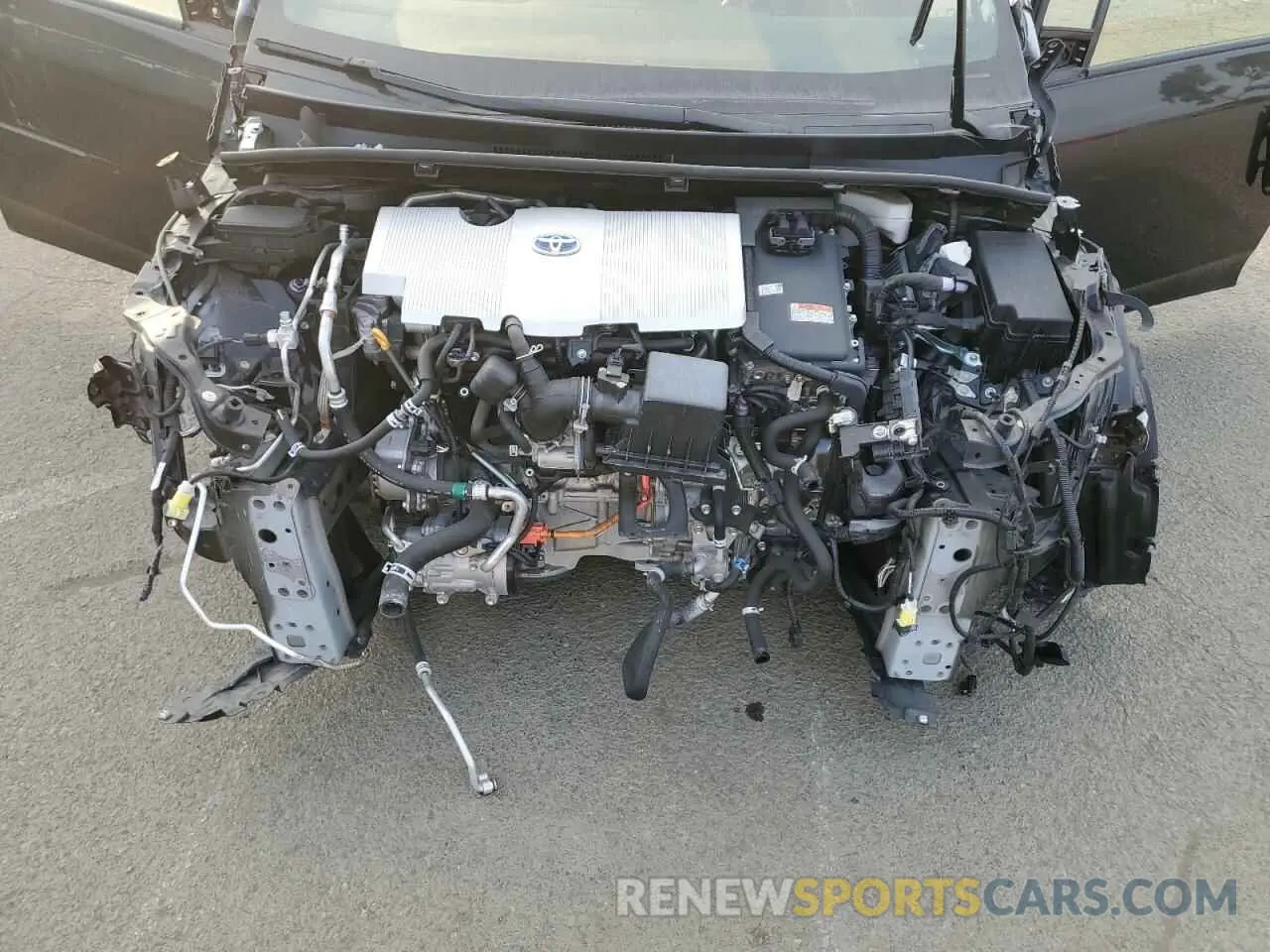 11 fotografías del automóvil dañado JTDKAMFU2N3178943 TOYOTA PRIUS NIGH 2022