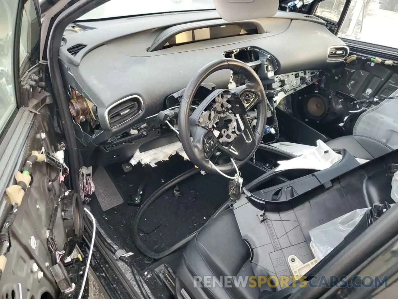 8 fotografías del automóvil dañado JTDKAMFU2N3178943 TOYOTA PRIUS NIGH 2022