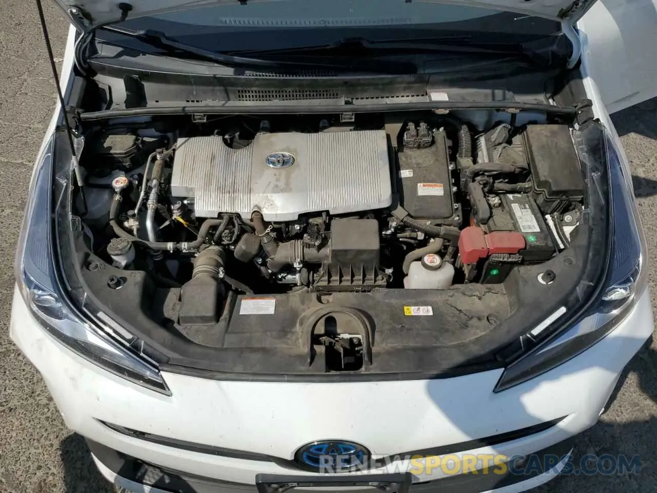 11 fotografías del automóvil dañado JTDKAMFU3N3154599 TOYOTA PRIUS NIGH 2022