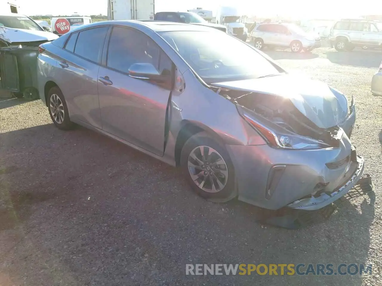 1 fotografías del automóvil dañado JTDKAMFU3N3157910 TOYOTA PRIUS NIGH 2022