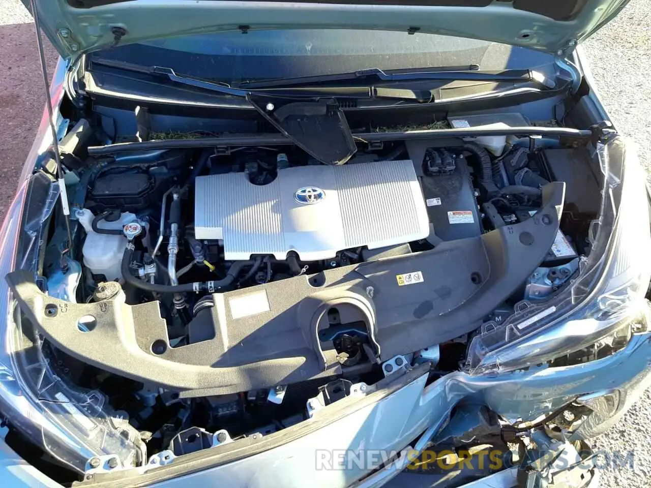 7 fotografías del automóvil dañado JTDKAMFU3N3157910 TOYOTA PRIUS NIGH 2022