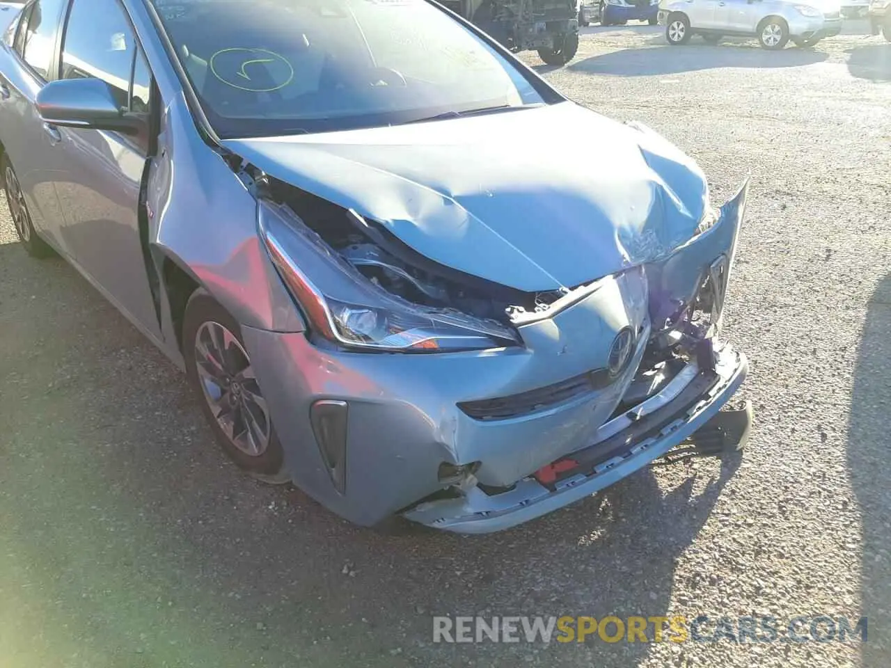 9 fotografías del automóvil dañado JTDKAMFU3N3157910 TOYOTA PRIUS NIGH 2022