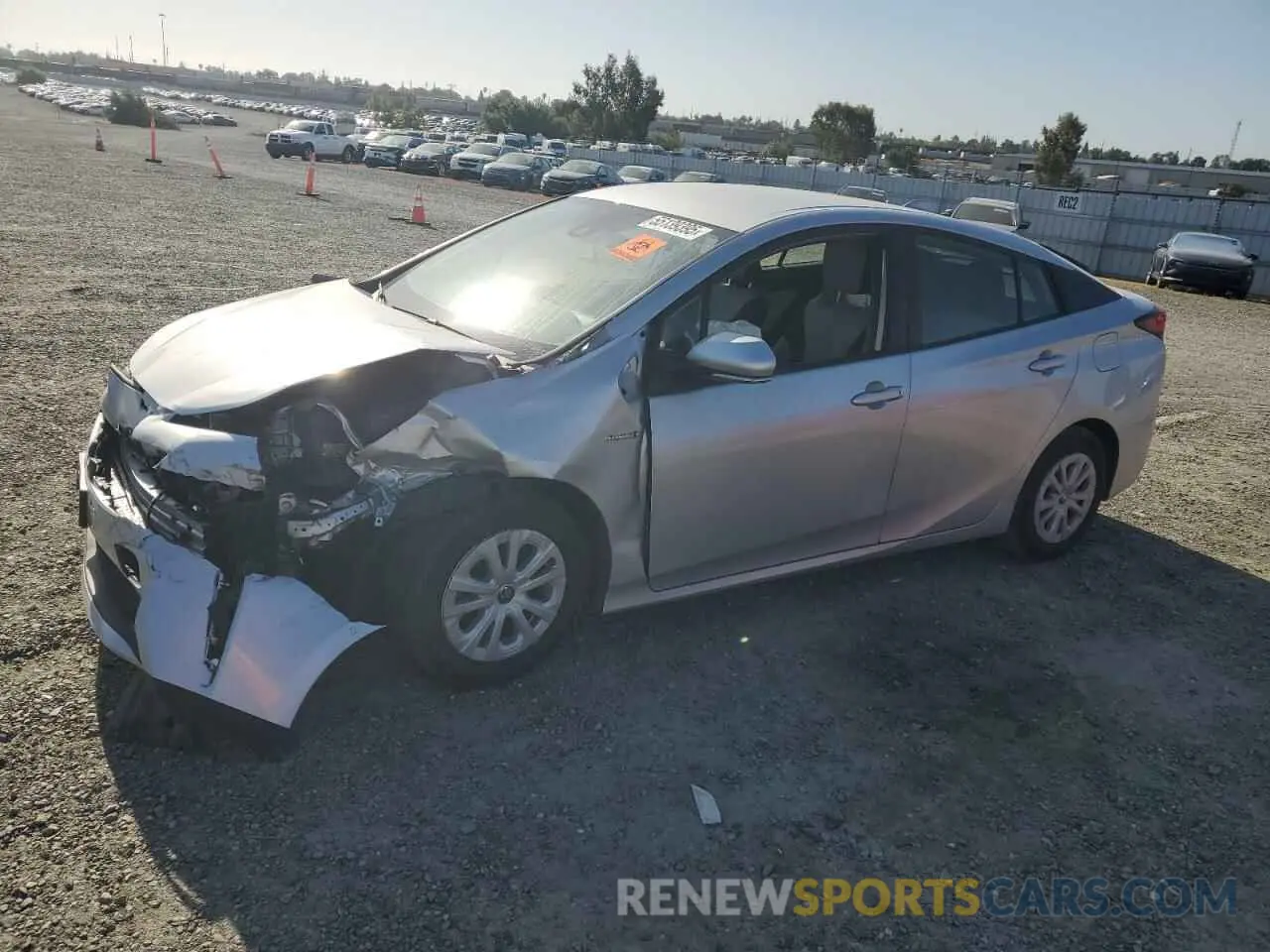 1 fotografías del automóvil dañado JTDKAMFU3N3162492 TOYOTA PRIUS NIGH 2022