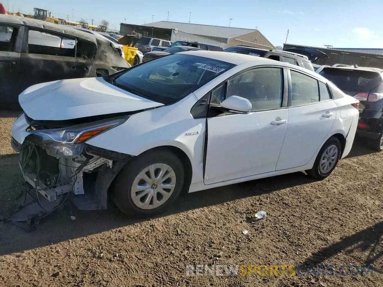 1 fotografías del automóvil dañado JTDKAMFU3N3166378 TOYOTA PRIUS NIGH 2022