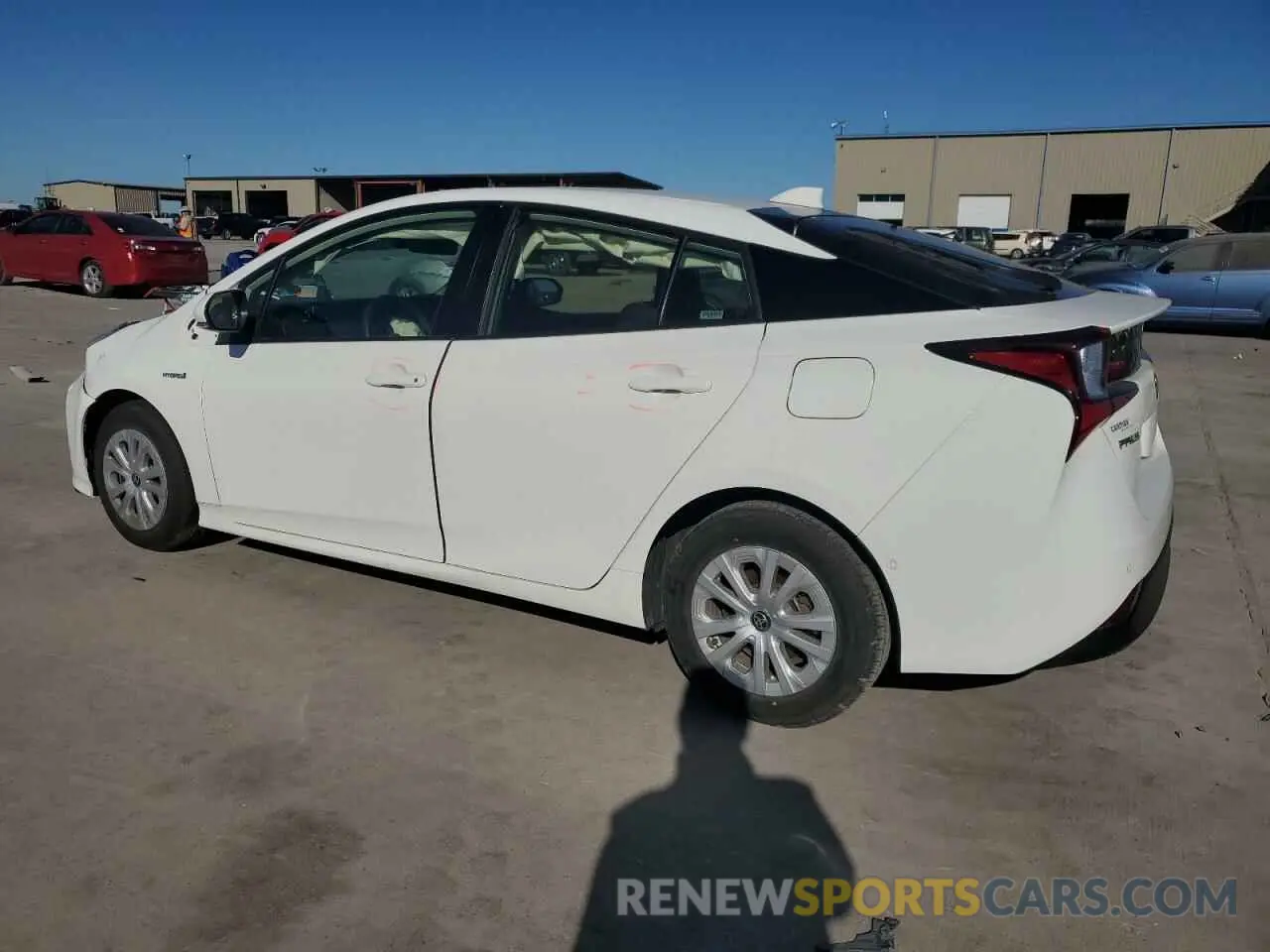 2 fotografías del automóvil dañado JTDKAMFU3N3178613 TOYOTA PRIUS NIGH 2022