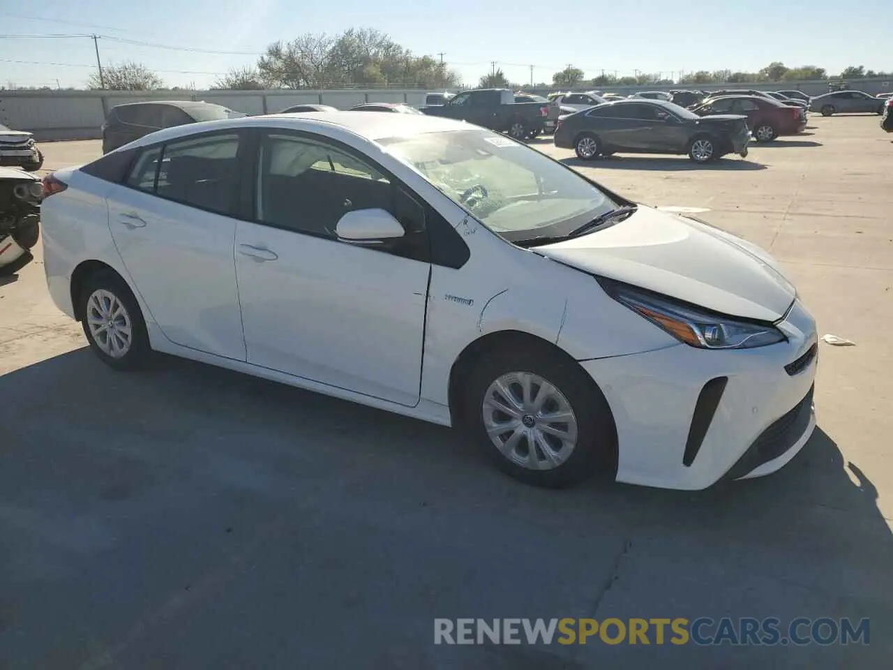 4 fotografías del automóvil dañado JTDKAMFU3N3178613 TOYOTA PRIUS NIGH 2022