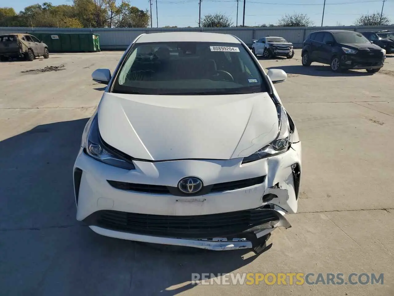 5 fotografías del automóvil dañado JTDKAMFU3N3178613 TOYOTA PRIUS NIGH 2022