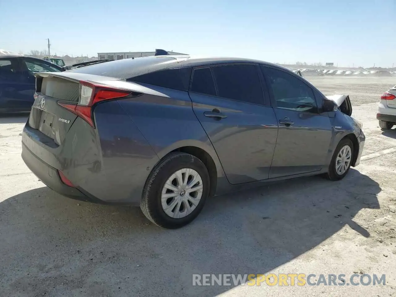 3 fotografías del automóvil dañado JTDKAMFU3N3180636 TOYOTA PRIUS NIGH 2022