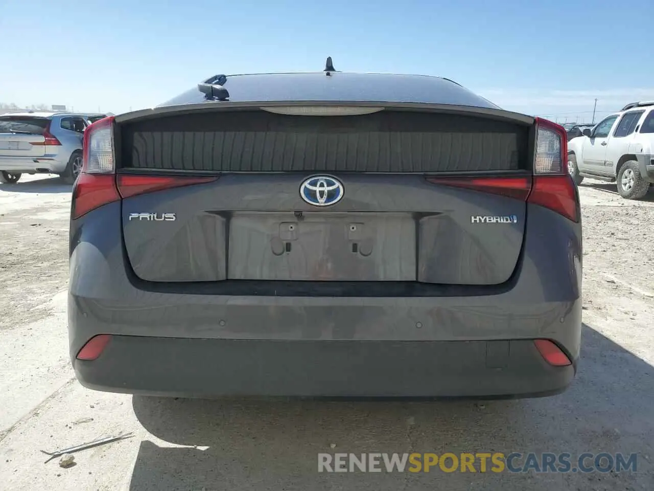 6 fotografías del automóvil dañado JTDKAMFU3N3180636 TOYOTA PRIUS NIGH 2022