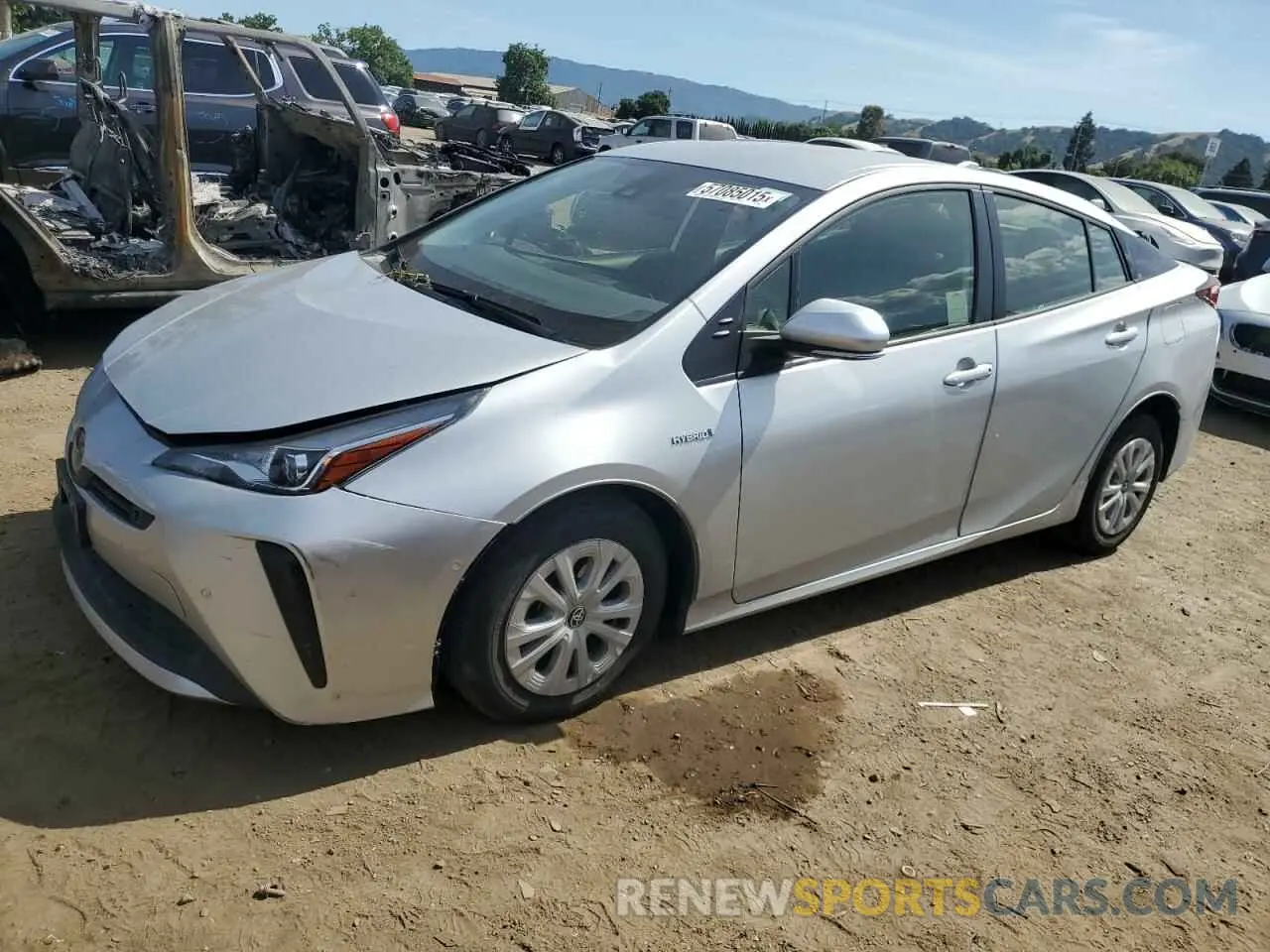 1 fotografías del automóvil dañado JTDKAMFU3N3186453 TOYOTA PRIUS NIGH 2022