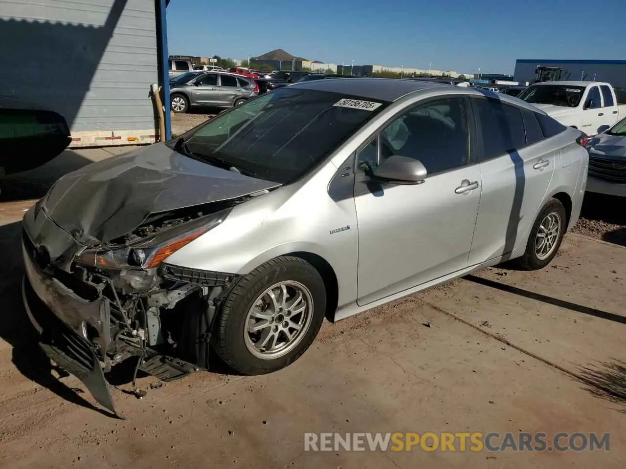 1 fotografías del automóvil dañado JTDKAMFU4N3156832 TOYOTA PRIUS NIGH 2022