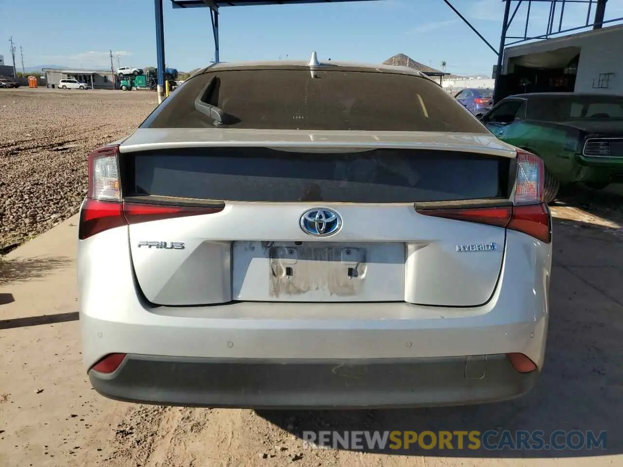6 fotografías del automóvil dañado JTDKAMFU4N3156832 TOYOTA PRIUS NIGH 2022