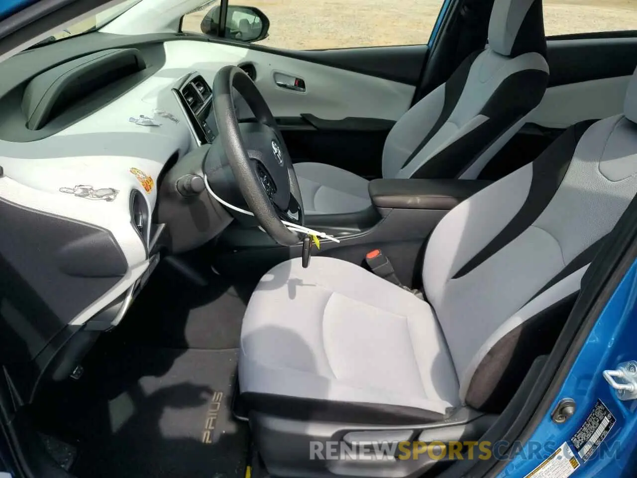 7 fotografías del automóvil dañado JTDKAMFU4N3159035 TOYOTA PRIUS NIGH 2022