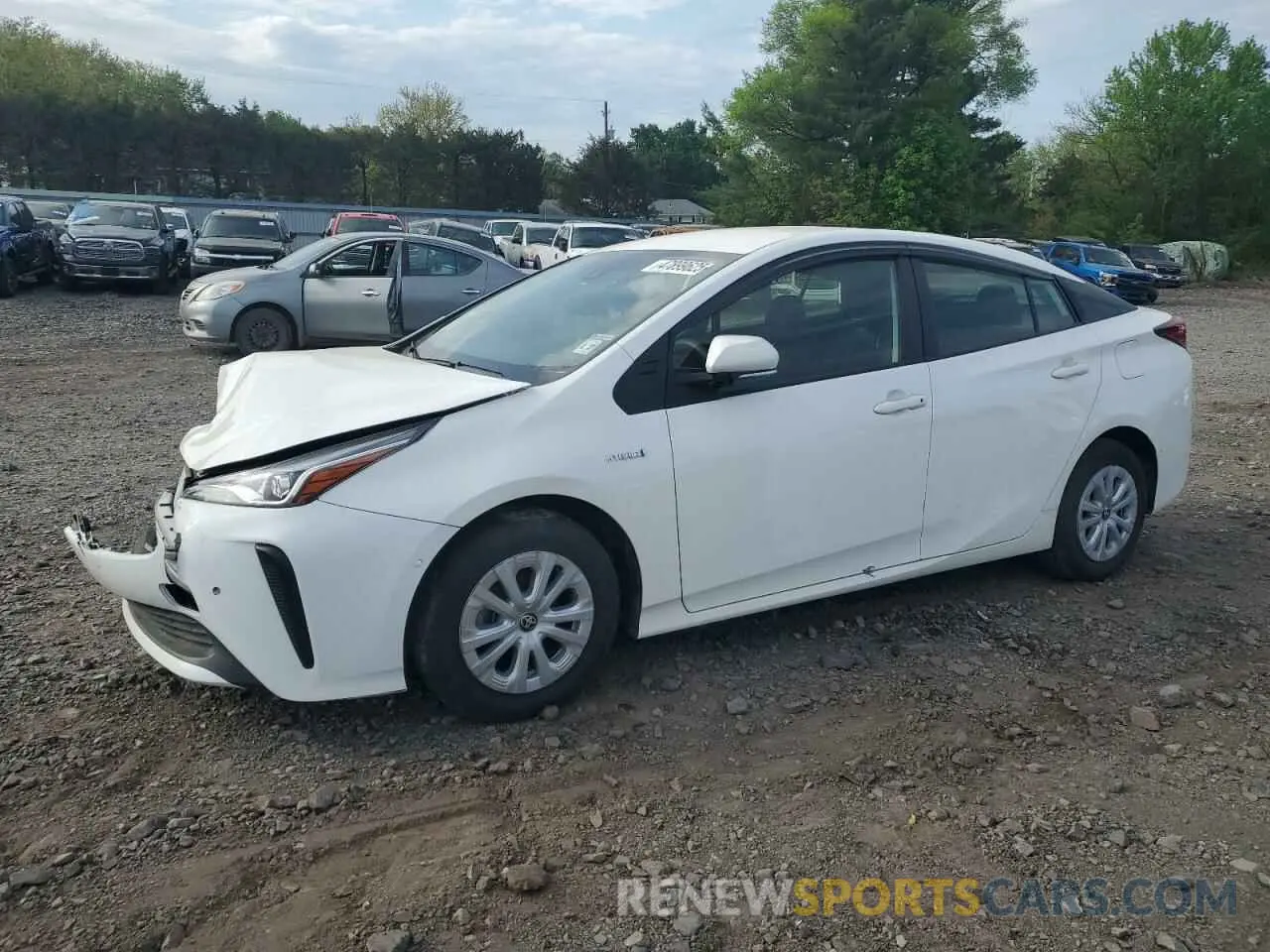 1 fotografías del automóvil dañado JTDKAMFU4N3164249 TOYOTA PRIUS NIGH 2022