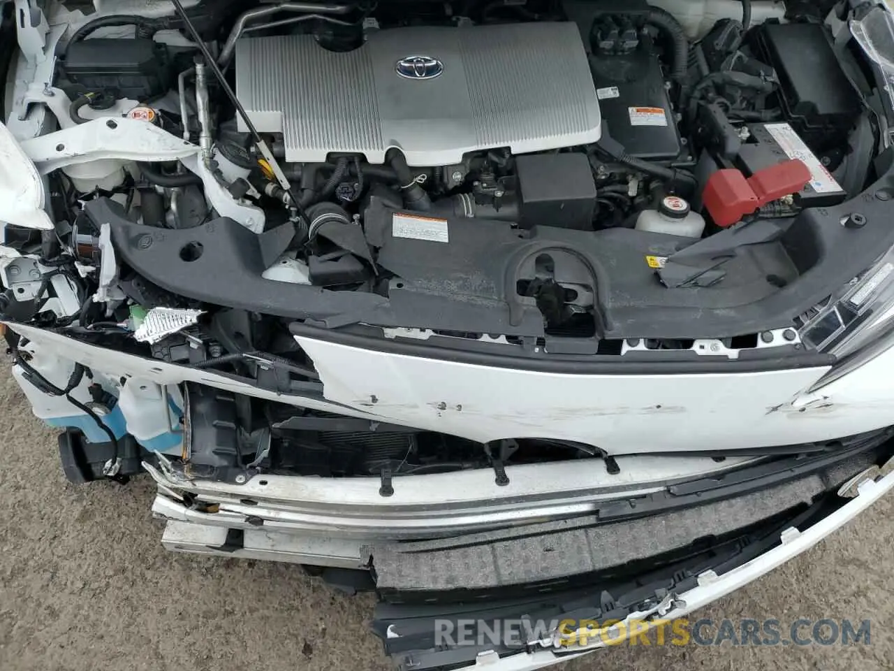 11 fotografías del automóvil dañado JTDKAMFU4N3164249 TOYOTA PRIUS NIGH 2022