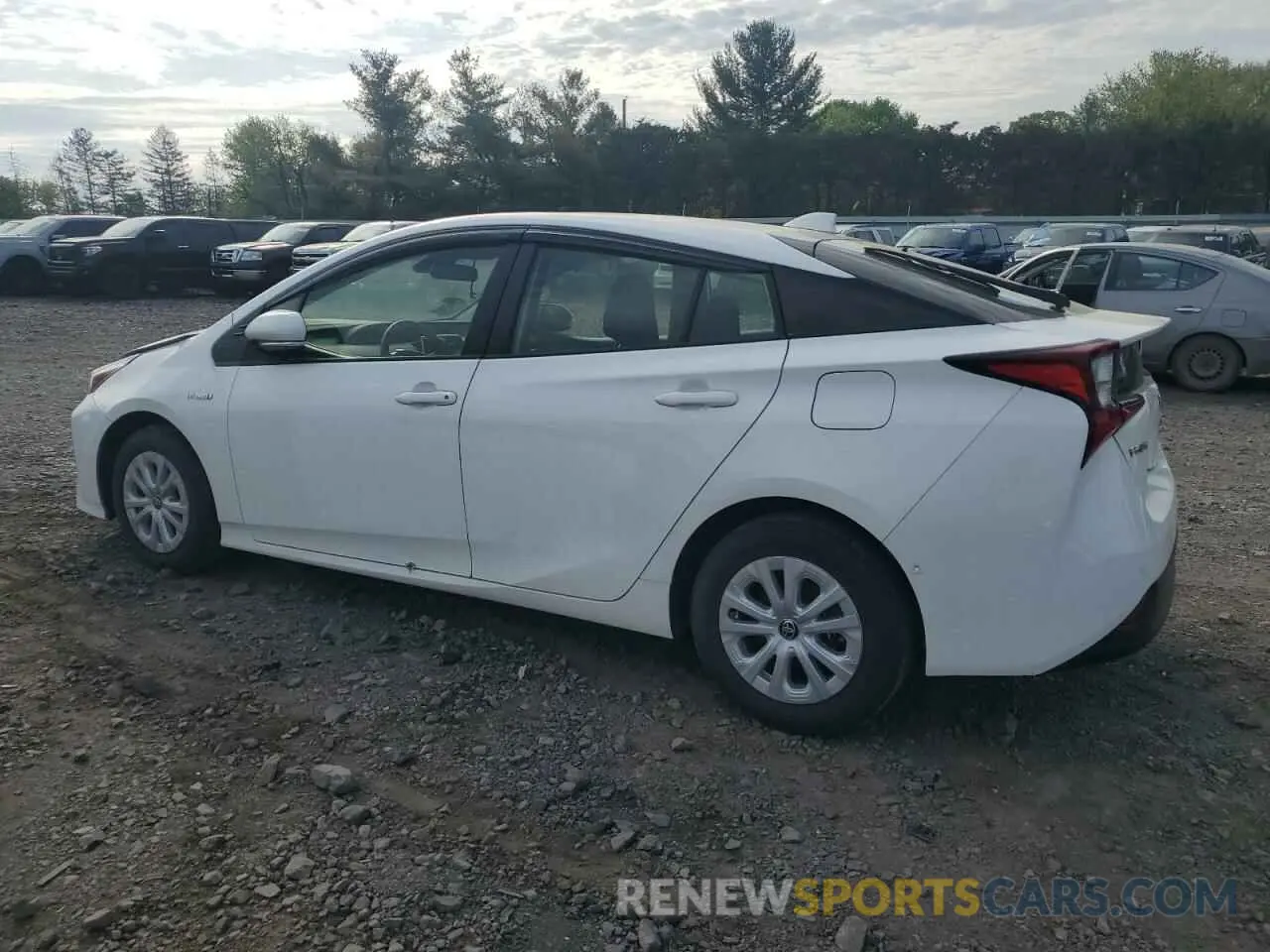 2 fotografías del automóvil dañado JTDKAMFU4N3164249 TOYOTA PRIUS NIGH 2022