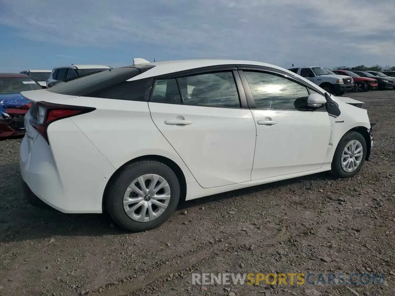 3 fotografías del automóvil dañado JTDKAMFU4N3164249 TOYOTA PRIUS NIGH 2022