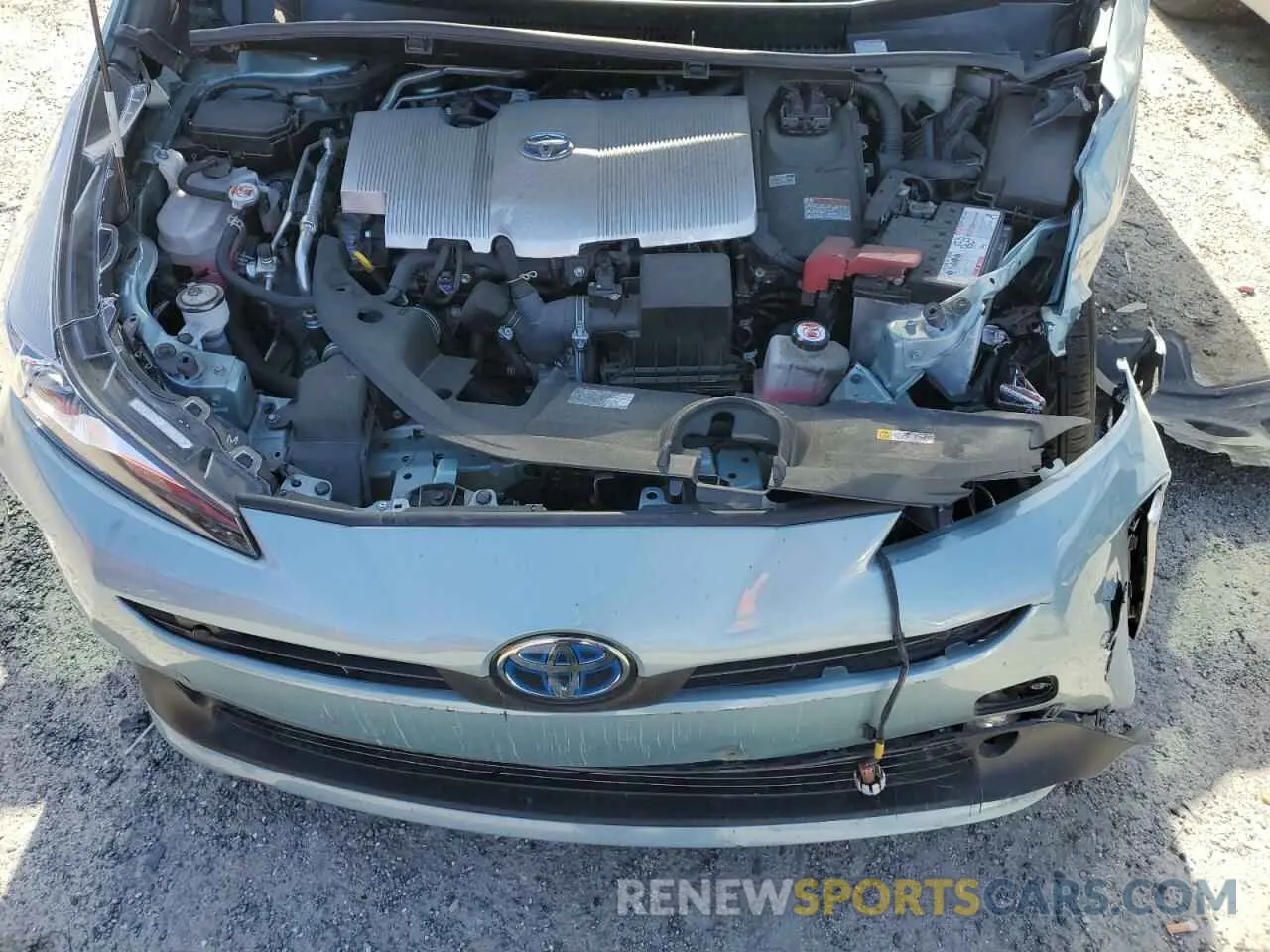 11 fotografías del automóvil dañado JTDKAMFU4N3168866 TOYOTA PRIUS NIGH 2022