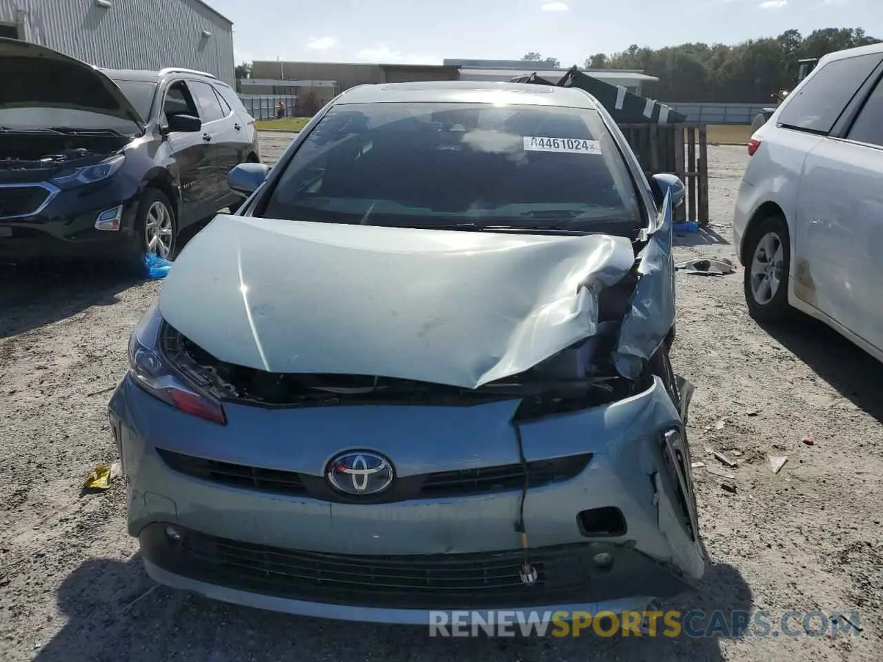 5 fotografías del automóvil dañado JTDKAMFU4N3168866 TOYOTA PRIUS NIGH 2022