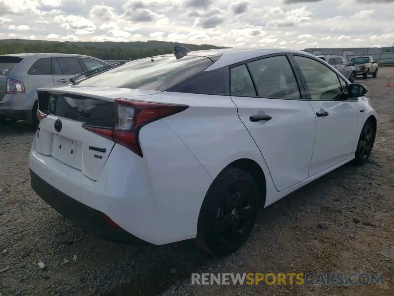 4 fotografías del automóvil dañado JTDKAMFU4N3173064 TOYOTA PRIUS NIGH 2022