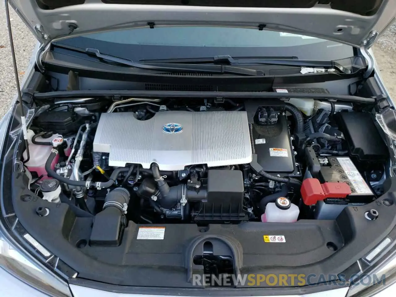 11 fotografías del automóvil dañado JTDKAMFU4N3177521 TOYOTA PRIUS NIGH 2022