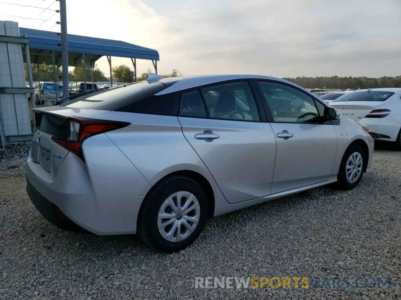 3 fotografías del automóvil dañado JTDKAMFU4N3177521 TOYOTA PRIUS NIGH 2022