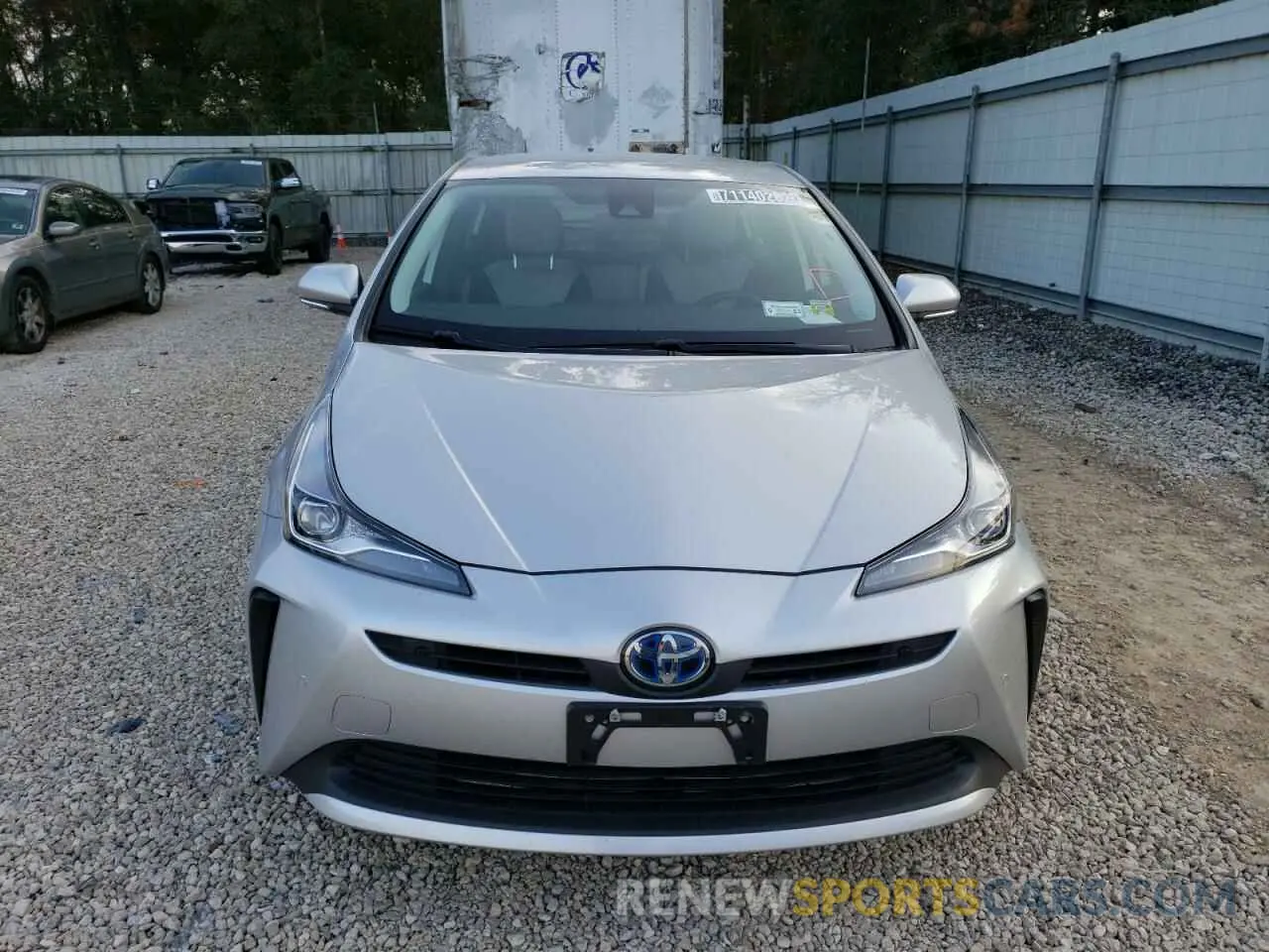 5 fotografías del automóvil dañado JTDKAMFU4N3177521 TOYOTA PRIUS NIGH 2022