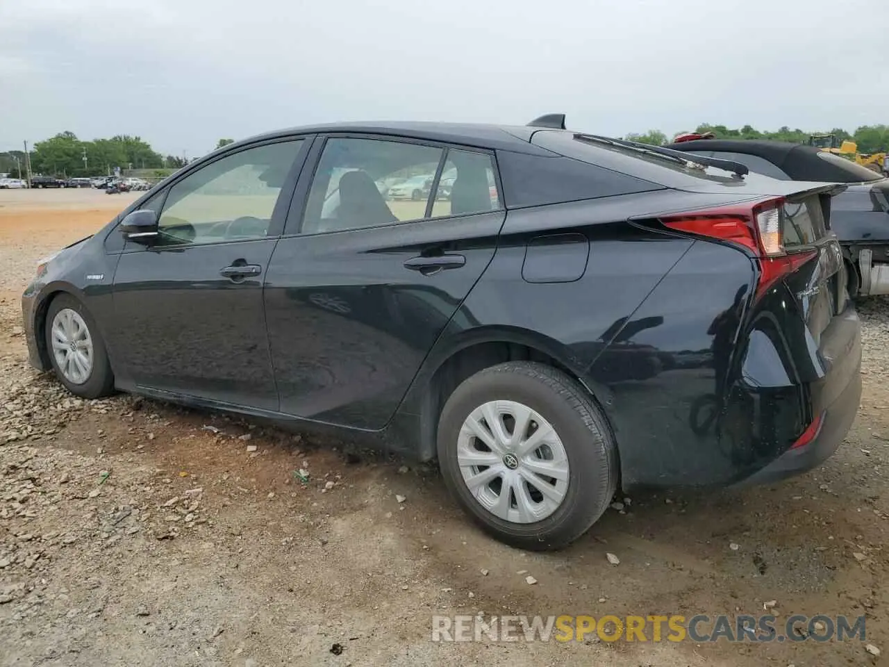 2 fotografías del automóvil dañado JTDKAMFU4N3186736 TOYOTA PRIUS NIGH 2022