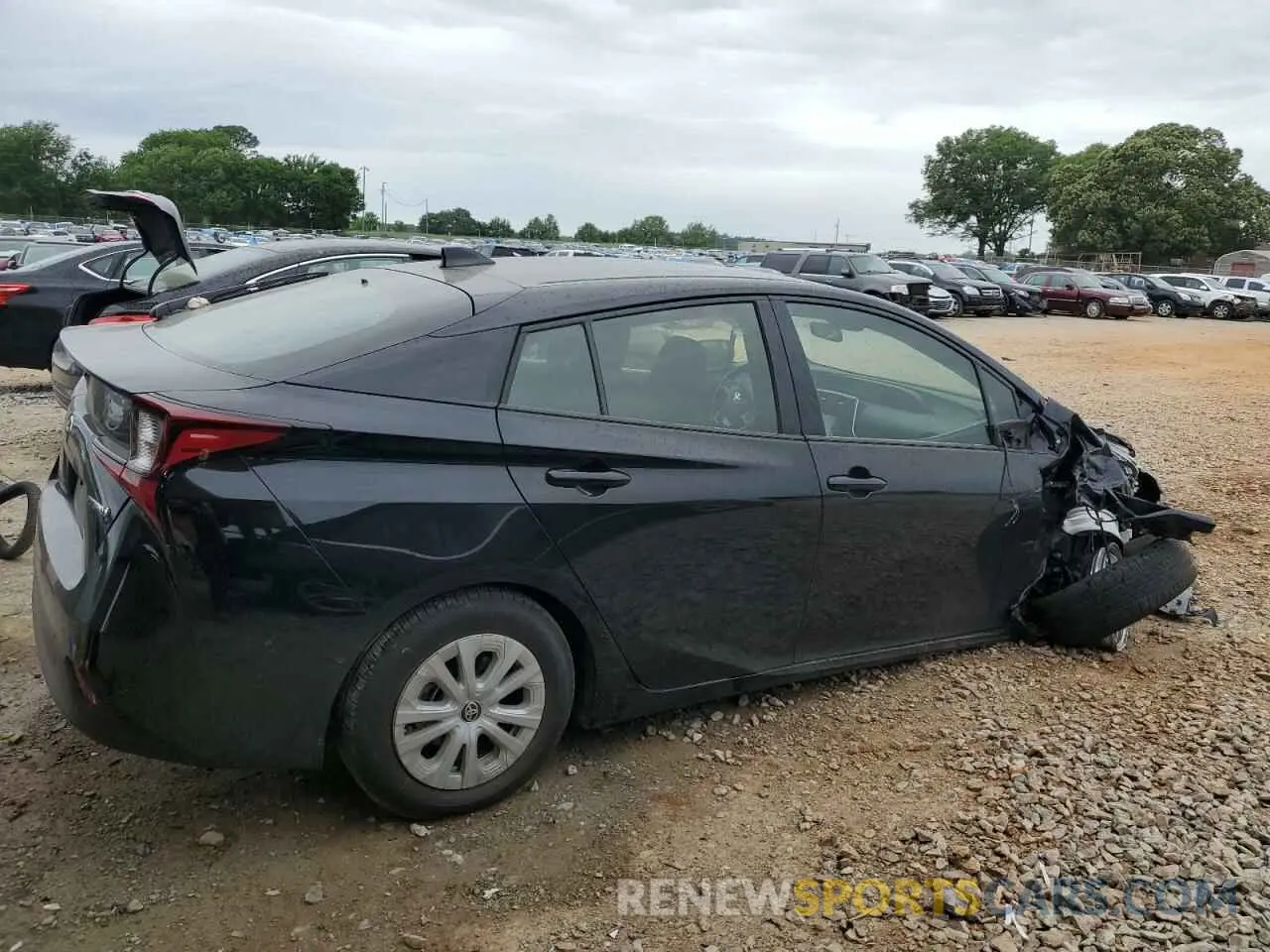 3 fotografías del automóvil dañado JTDKAMFU4N3186736 TOYOTA PRIUS NIGH 2022