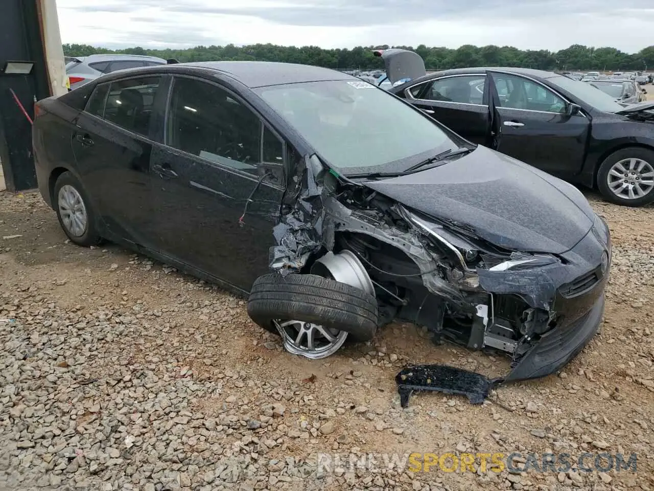 4 fotografías del automóvil dañado JTDKAMFU4N3186736 TOYOTA PRIUS NIGH 2022