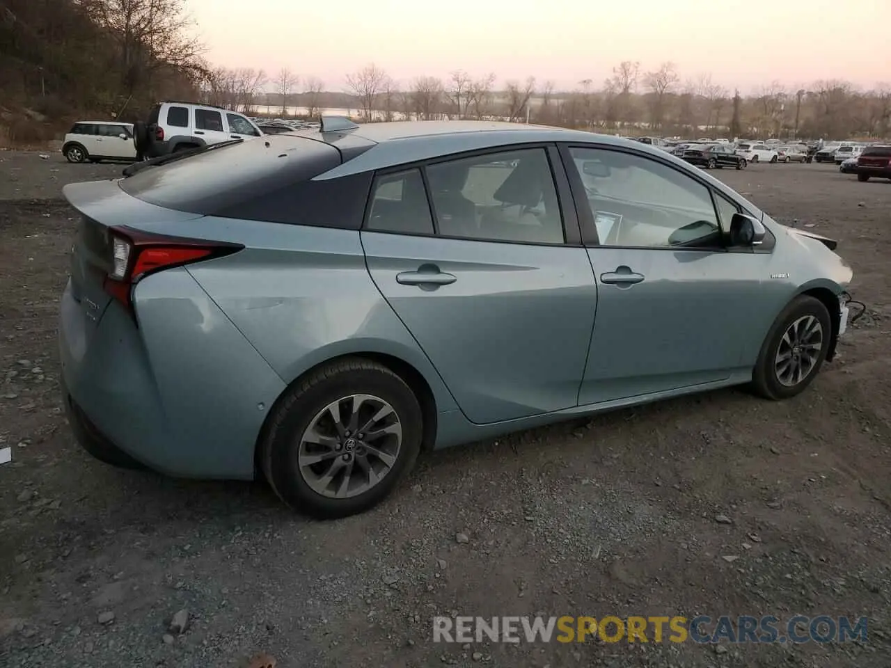 3 fotografías del automóvil dañado JTDKAMFU4N3187143 TOYOTA PRIUS NIGH 2022
