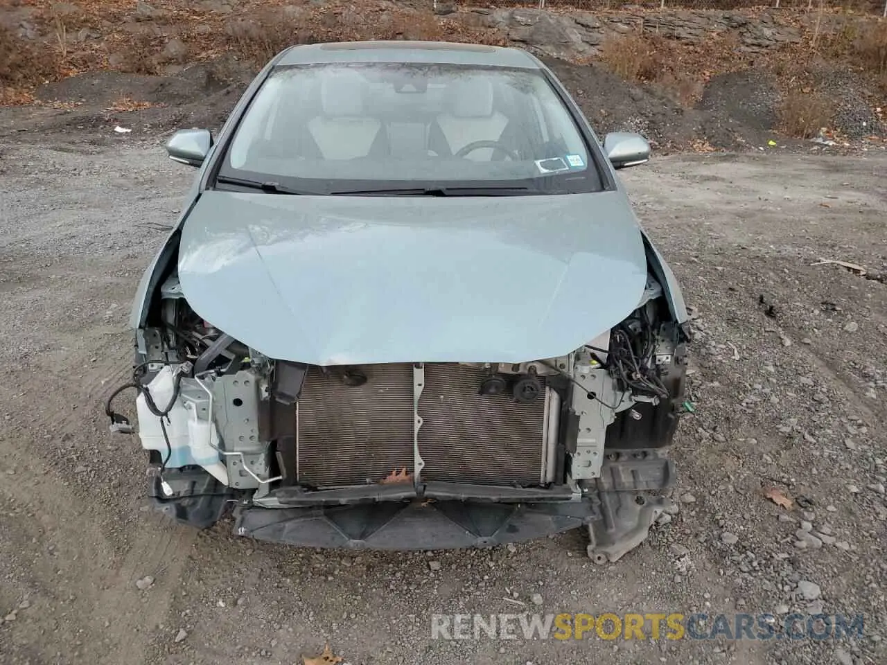 5 fotografías del automóvil dañado JTDKAMFU4N3187143 TOYOTA PRIUS NIGH 2022