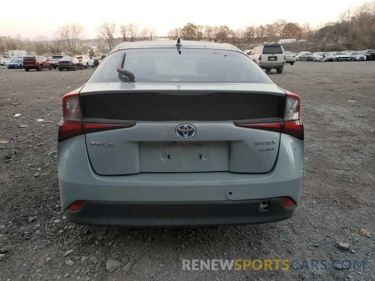 6 fotografías del automóvil dañado JTDKAMFU4N3187143 TOYOTA PRIUS NIGH 2022