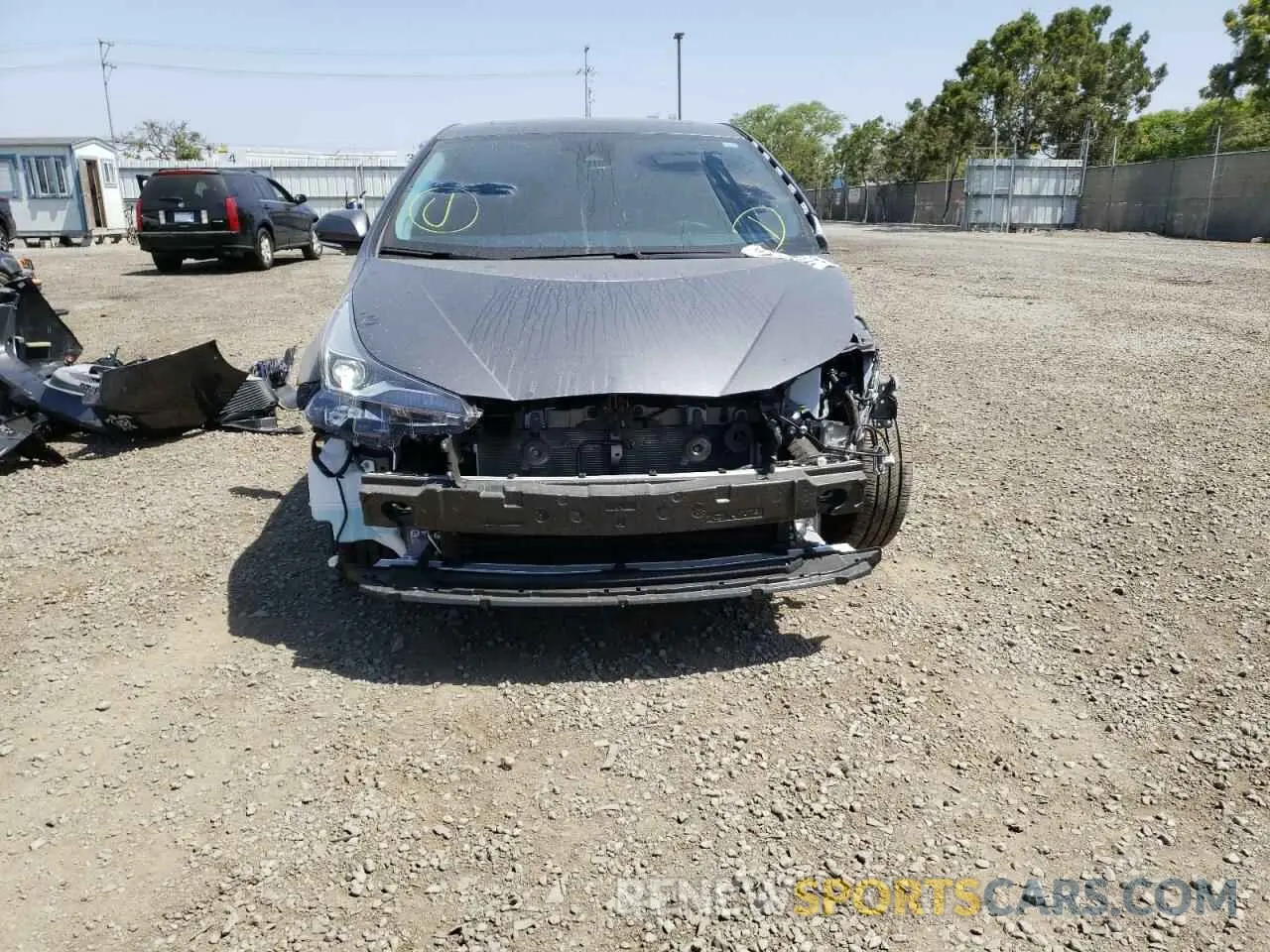 9 fotografías del automóvil dañado JTDKAMFU5N3156774 TOYOTA PRIUS NIGH 2022