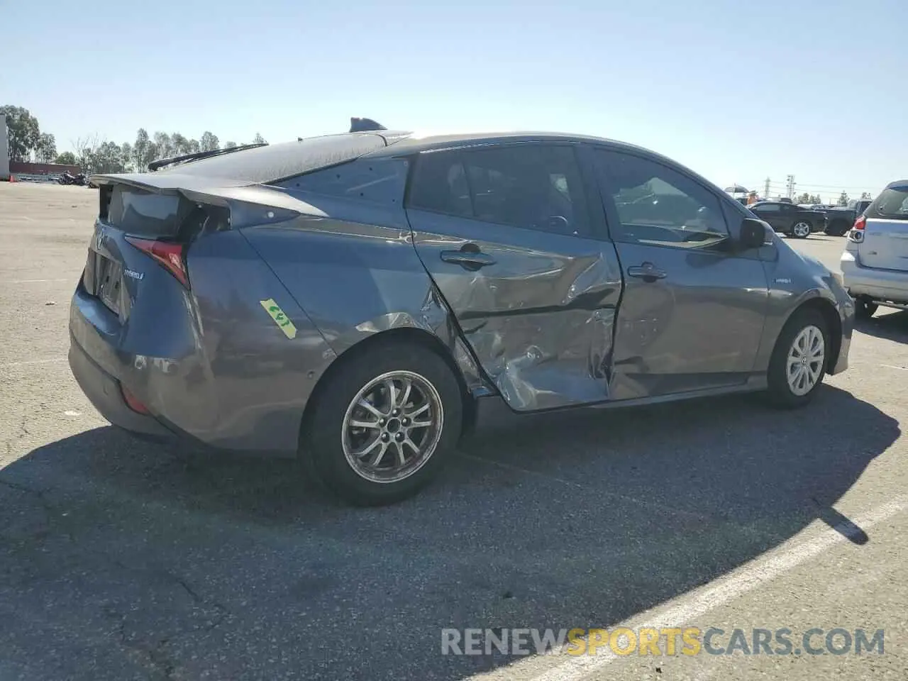 3 fotografías del automóvil dañado JTDKAMFU5N3165944 TOYOTA PRIUS NIGH 2022