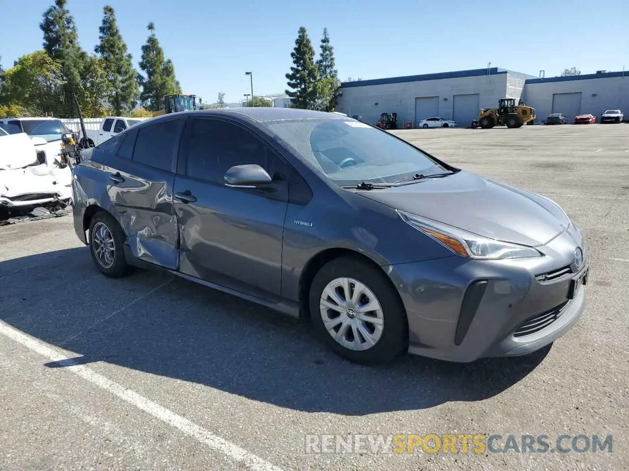 4 fotografías del automóvil dañado JTDKAMFU5N3165944 TOYOTA PRIUS NIGH 2022