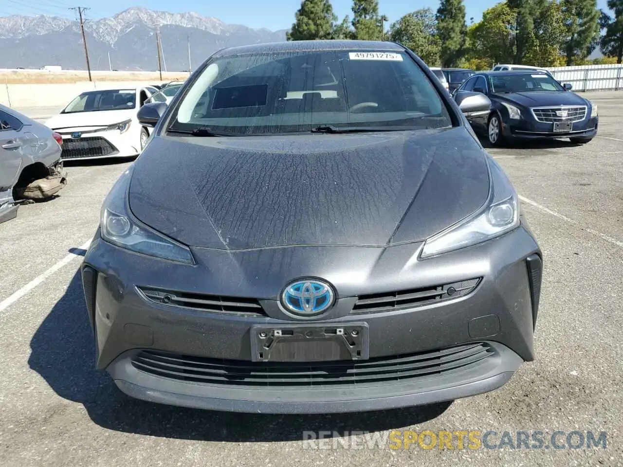 5 fotografías del automóvil dañado JTDKAMFU5N3165944 TOYOTA PRIUS NIGH 2022