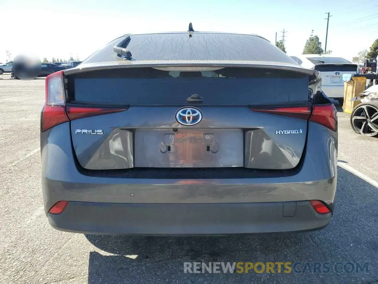 6 fotografías del automóvil dañado JTDKAMFU5N3165944 TOYOTA PRIUS NIGH 2022