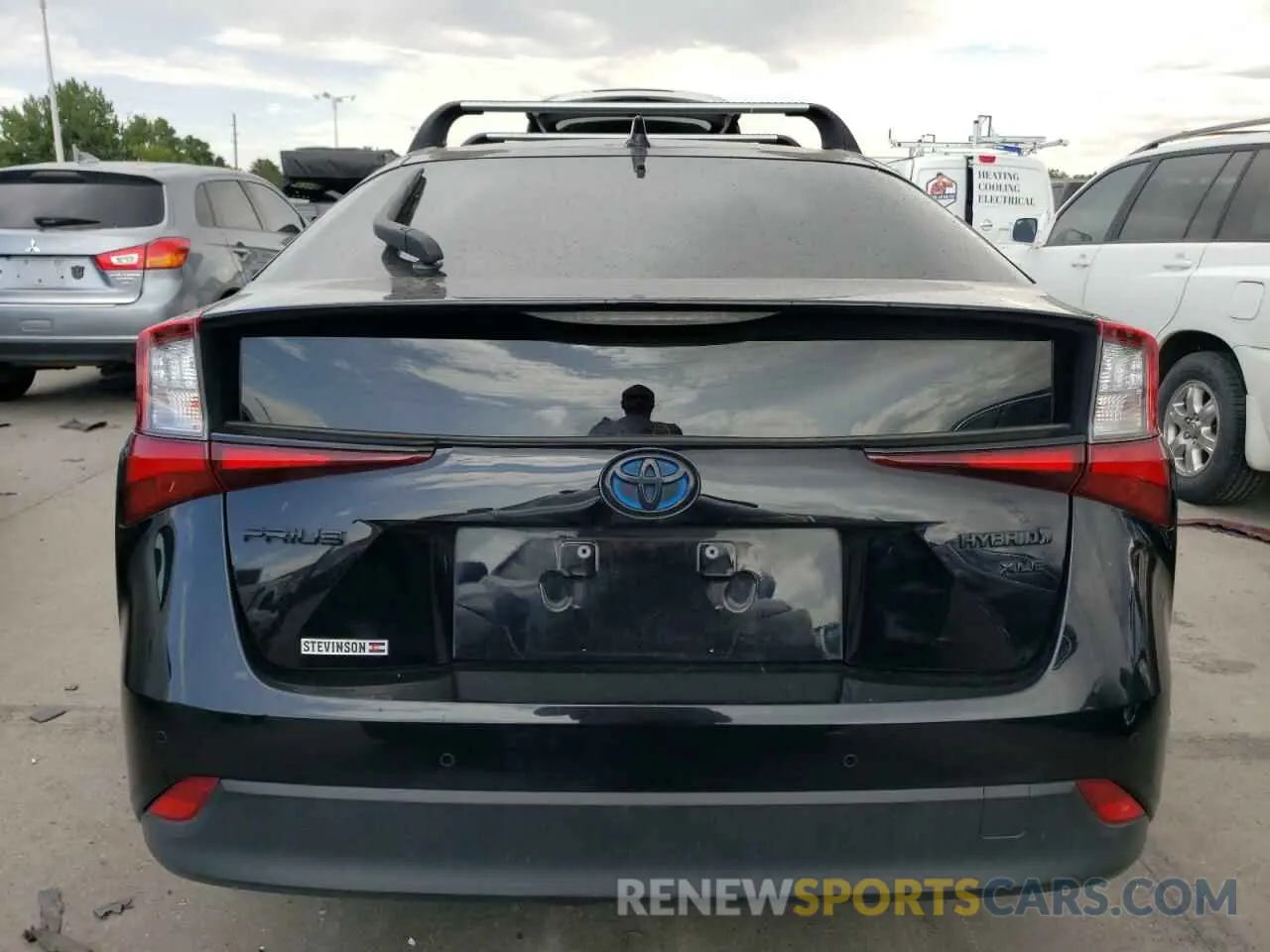 6 fotografías del automóvil dañado JTDKAMFU5N3166138 TOYOTA PRIUS NIGH 2022