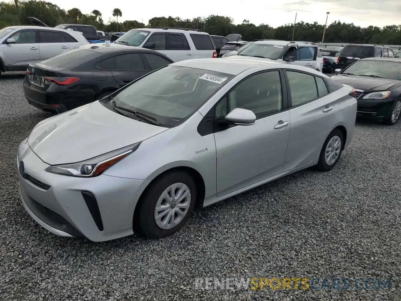 1 fotografías del automóvil dañado JTDKAMFU5N3175809 TOYOTA PRIUS NIGH 2022