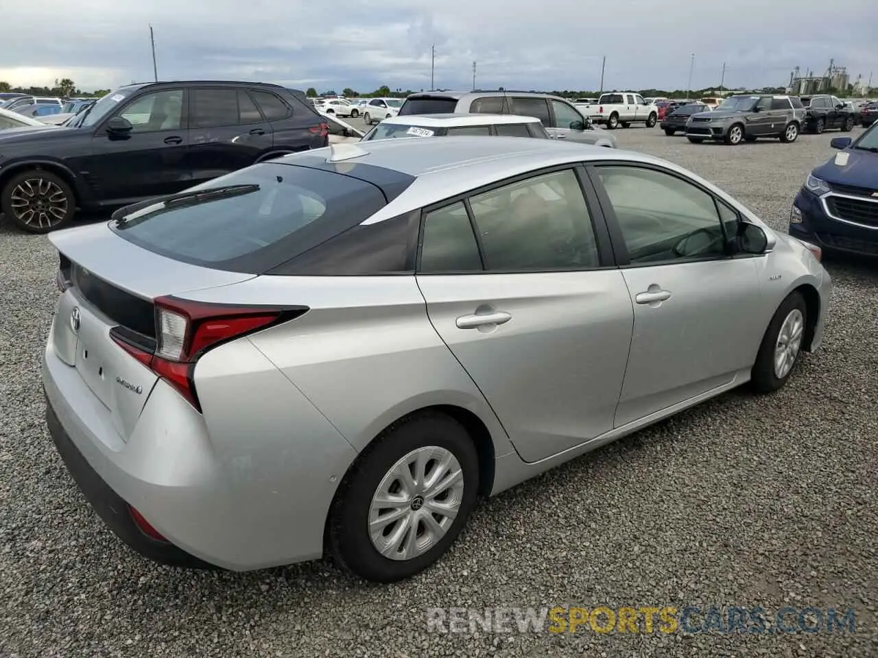 3 fotografías del automóvil dañado JTDKAMFU5N3175809 TOYOTA PRIUS NIGH 2022