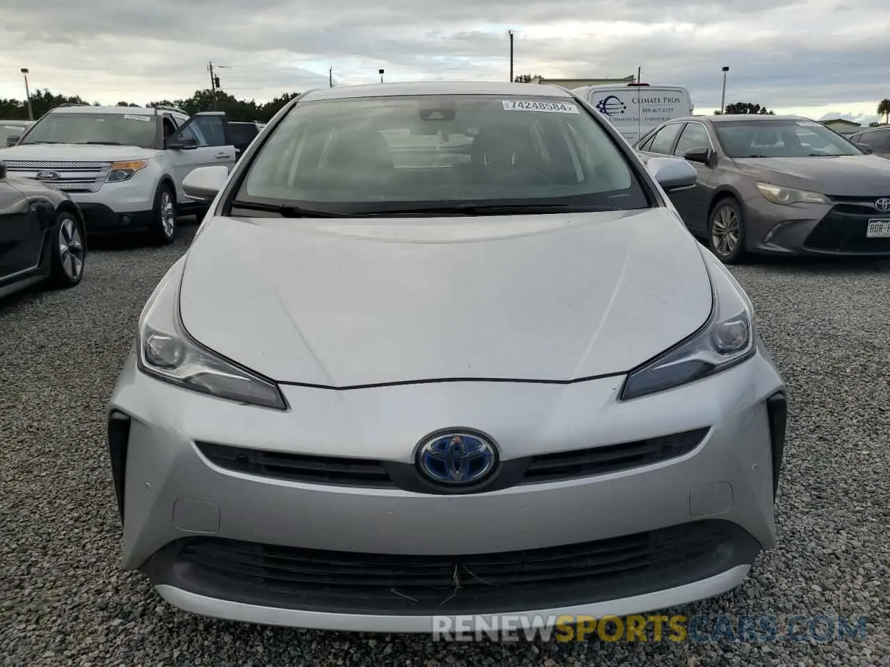 5 fotografías del automóvil dañado JTDKAMFU5N3175809 TOYOTA PRIUS NIGH 2022