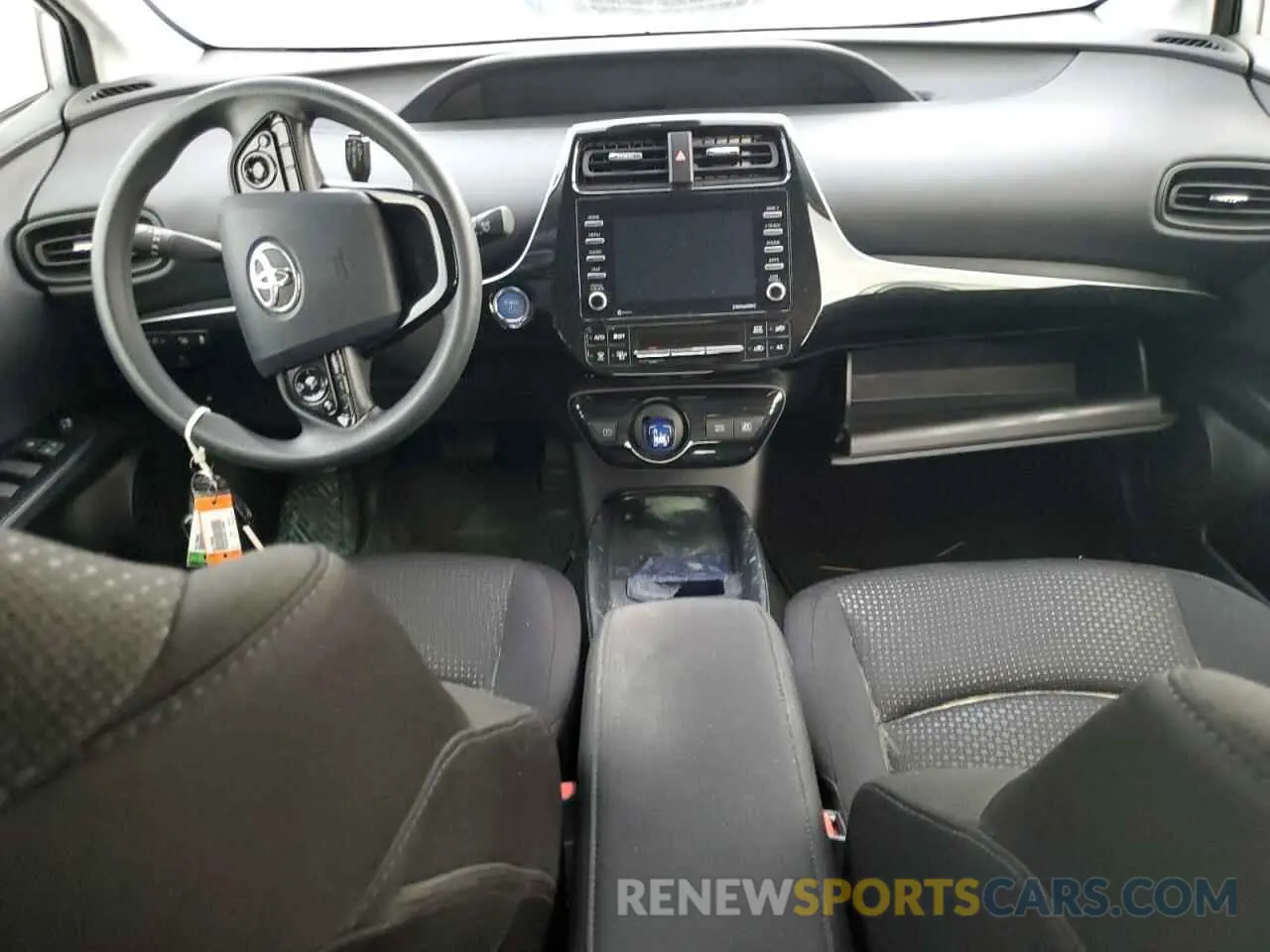 8 fotografías del automóvil dañado JTDKAMFU5N3175809 TOYOTA PRIUS NIGH 2022