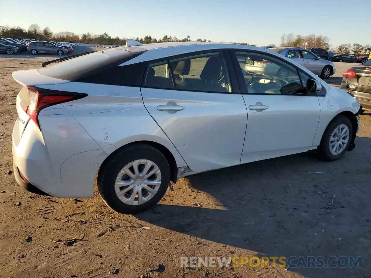 3 fotografías del automóvil dañado JTDKAMFU5N3185210 TOYOTA PRIUS NIGH 2022