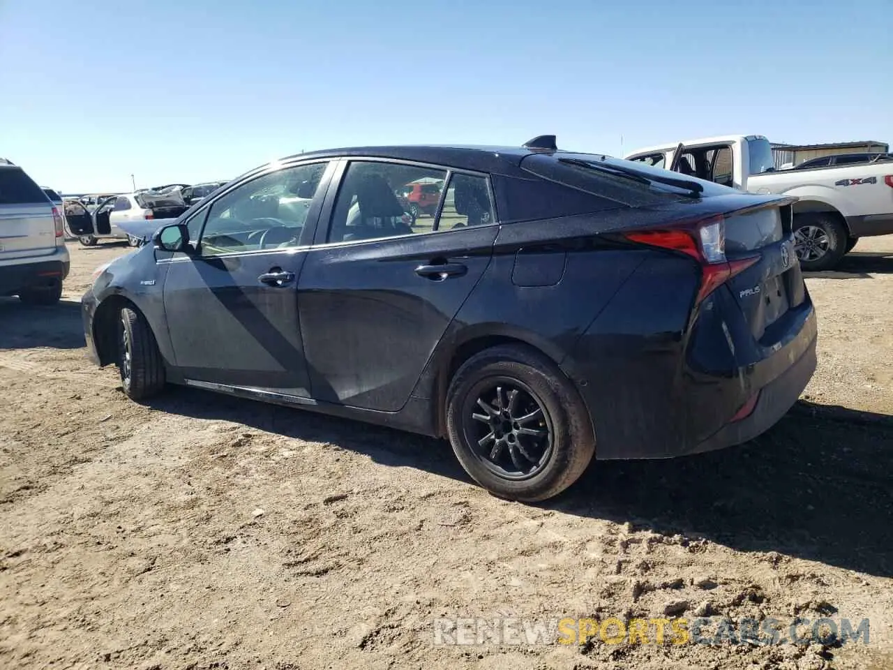 2 fotografías del automóvil dañado JTDKAMFU6N3157707 TOYOTA PRIUS NIGH 2022