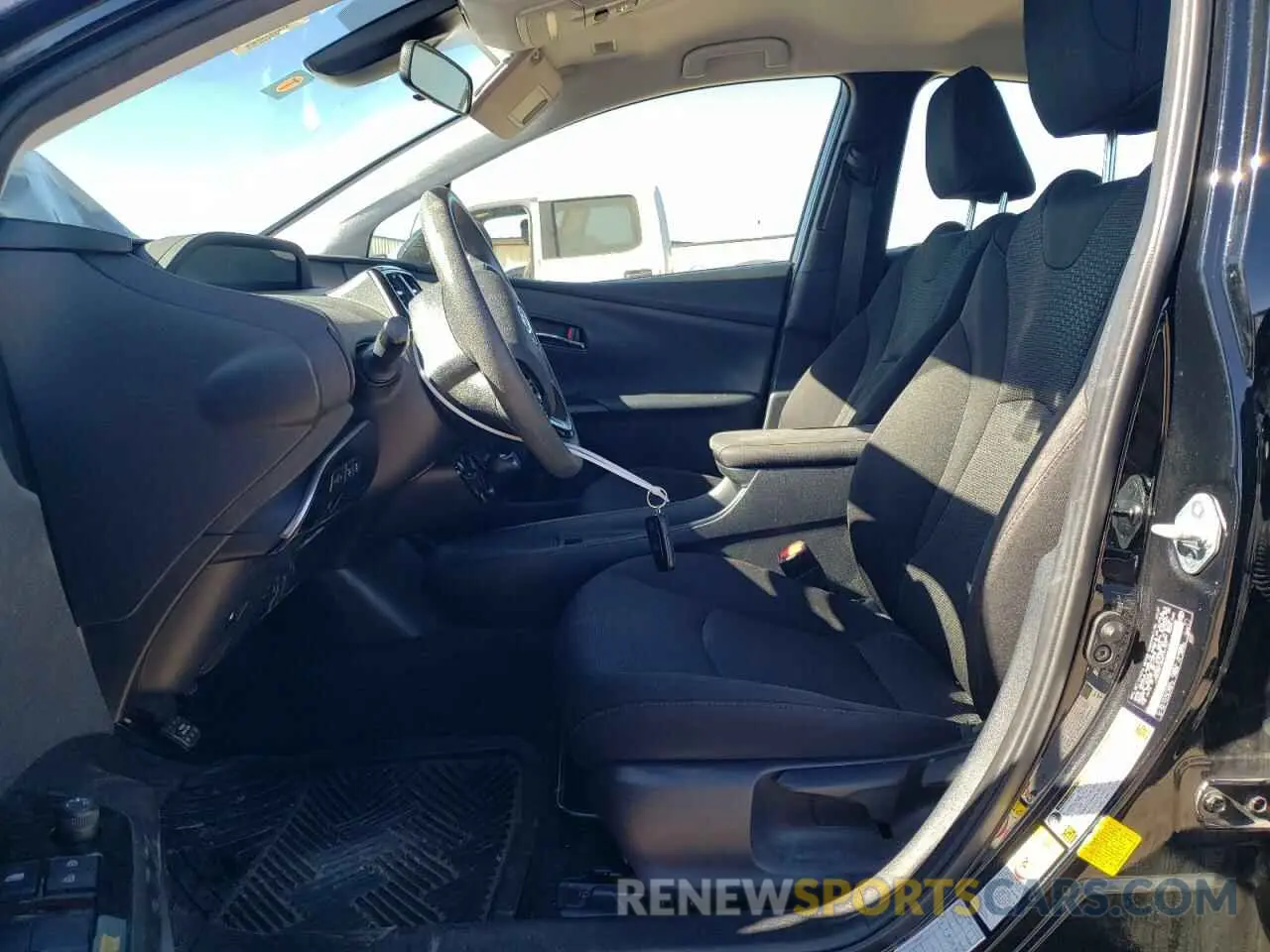 7 fotografías del automóvil dañado JTDKAMFU6N3157707 TOYOTA PRIUS NIGH 2022
