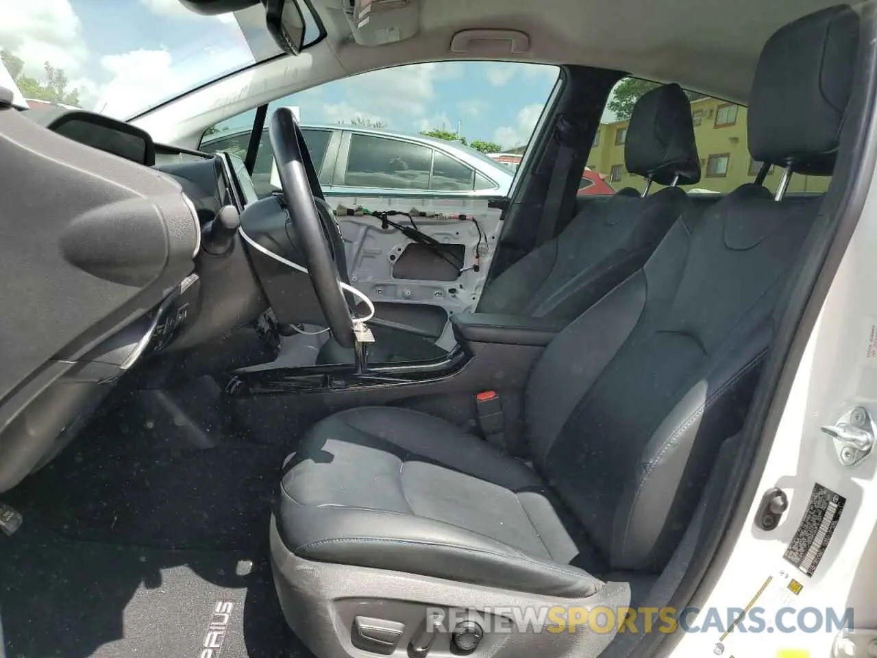 7 fotografías del automóvil dañado JTDKAMFU6N3161241 TOYOTA PRIUS NIGH 2022