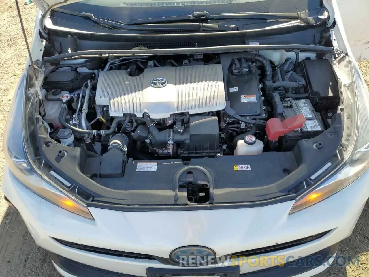11 fotografías del automóvil dañado JTDKAMFU6N3173339 TOYOTA PRIUS NIGH 2022